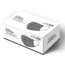 제로가드 가드플러스 국산 일회용 덴탈 마스크, 그레이, 50개