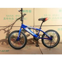 고급형 묘기 자전거 비엠엑스 BMX performance car universal fancy Bicycle street car acrobatic car 16 S1125 3, 진한 파란색 140 줄 360도 회전