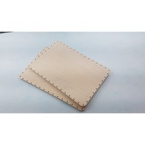 라탄공예 코팅자작나무합판 20cmx30cm 직사각나무판 6.5T, 1개
