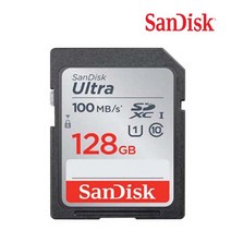 니콘 D500 카메라 호환 메모리카드 128GB, 선택하세요, san ultra SD카드 128GB