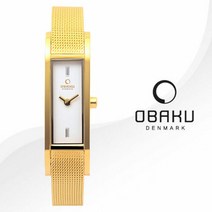 오바쿠 OBAKU V159LXGIMG 여성시계 메쉬밴드 손목시계