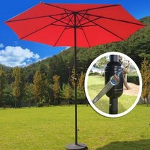 데몬하우스 모벵스턴 메탈 8각 클랭크 파라솔 대형, 특대형8각클랭크파라솔, 특대형 8각 클랭크파라솔_연카키