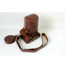 디럭스 에디션 PU 가죽 카메라 케이스 커버 니콘 D750 D3200 D810 P900S 용 가방 배터리 열기 보관 포함, 08 Coffee P900