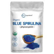 마이크로 인그리디언트 오가닉 블루 스피루리나 피코시아닌 50g Organic Blue Spirulina Powder Phycocyanin NoFishy, 상세내용참조, 없음, 분말