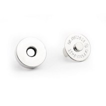 [싸다원단] 18mm 자석단추 - 니켈 [ET121]