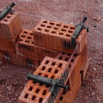 Bricklaying 건설 도구 라이너 벽 빌더 빌딩 와이어 프레임 벽돌 러너 서랍 해결사 고정 장치, 04 GJ42-Red-1pcs