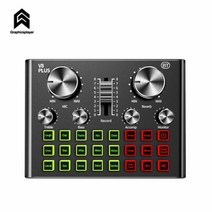 usb사운드카드 사운드블라스터 크리에이티브 PC 전화 컴퓨터 USB 외부 사운드 카드 헤드셋 마이크 웹 캐스트 개인 엔터테인먼트 스트리머 라이브 방송, [01] Black