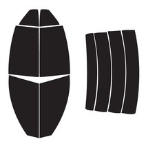 두일테크 토스카 측후면 세트 열차단 썬팅필름, 5%(가장진한농도), 토스카(2006-2011), 대우