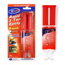 에폭시 접착제 25ml 주사기 투명 4분 경화 접착 본드 강력 순간접착제 1:1 혼합 고무 유리 도자기 금속 벽돌 목재 목공 우드 세라믹 타일 플라스틱 석재용 목재용