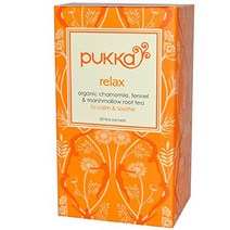 Pukka Organic Relax Herbal Tea - 20 bags per pack - 6 packs per case. null, 1