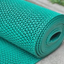 [매직크린] 맘보 롤매트A형그린 수영장 사우나 찜질방 롤매트, 단품