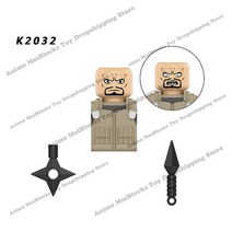 [레고공식] 나루토 사스케 사쿠라 카카시 오비토 지라이야 츠나데 애니메이션 인형 미니 액션 장난감 피규어 만화 조립 블록 어린이 생일 선물, [25] 라이트 그린