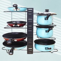 편리해 후라이팬 정리대 주방 냄비 정리 거치대