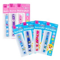 그린피앤에스 핑크퐁 아기상어 마스크 스트랩 목걸이 노트 구 샤프 네임펜 마카펜 서류꽂이 필기, S 10x550mm, 본상품선택