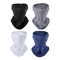 국내산 다이젝스 메쉬 썬블럭 냉감 스포츠 마스크 골프 자전거 등산 여름 물놀이 쿨 마스크, 화이트