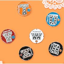 골프 볼마커 원형 제작 클립 라운딩준비물 BALLMARKER 선물 골프볼마커 골프소품