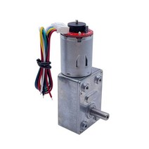 발전기 소형 DC 기어 모터 6V12V24V JGY-370 금속 감속 자동 잠금 정방향 및 역방향 높은 토크, [02] 12V, [04] 빨간, [04] 2 Rpm