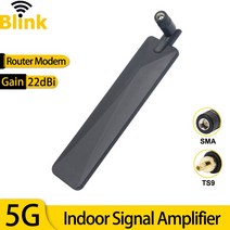 3g lte 인터넷 모뎀22dBi 5G 와이파이 풀 밴드 옴니 안테나 실내 라우터 모뎀 전화 네트워크 증폭기 GSM, 01 SMA Male Connector