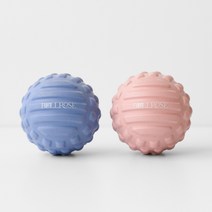 벨로즈 스트레칭 마사지 볼 싱글 지압 요가 땅콩 필라테스 라크로스 BD0002, 핑크(Soft)