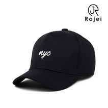 로제이 [로제이]남여공용 빅사이즈 이니셜 볼캡 RCN208_BL