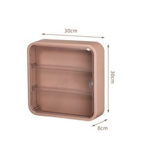 벽걸이 쇼케이스 투명 아크릴 블라인드 박스 쥬얼리 피규어 디스플레이 케이스 스탠드 방진 인형 장난감 보관 상자, [01] 1PCS, [04] Coffee, 01 1PCS