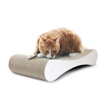 뽀떼 고양이 스크래쳐 T8, 화이트, 1개