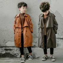 랑맘)주니어남아 트렌치코트 봄 가을 코트 자켓 트렌치코트