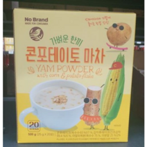 노브랜드 콘포테이토마차 20포 x 2박스 식사대용 간식 탕비실 사무실차, 1개