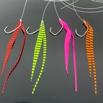 치타피싱 실리콘 스커트 외수질바늘 채비, 20호