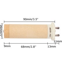 Leister 100.689 휴대용 열풍 플라스틱 용접 도구용 세라믹 코어 난방 S 120V, 한개옵션0