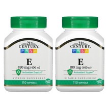 (아이허브) 2개X 21st Century 비타민E 180mg 110소프트젤 빠른직구