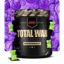 Redcon1 TOTAL WAR 토탈 워 30서빙, Sour Gummy, 1개