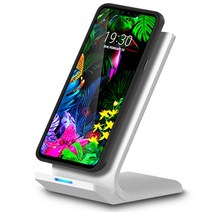 프라임 LG G7 듀얼코일 무선충전기, 블랙, 프라임 10W 무선충전거치대