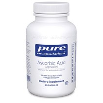 퓨어 인캡슐레이션 Ascorbic Acid 아스코르브산 캡슐 비타민 C 90정