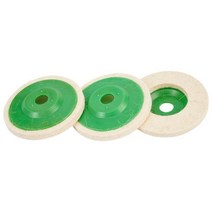 광택기 패드 세척 양모 연마 휠 버핑 앵글 그라인더 3 개 4 인치 100mm 금속 대리석 유리 세라믹용 디스크 펠트