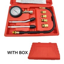 자동차정비공구 차량검사공구 0-300psi 실린더 압축 가솔린 엔진 세트 전문 테스터 테스트 키트 자동차 도구 게이지 자동차 앰프 트럭 m10 m12, 하얀