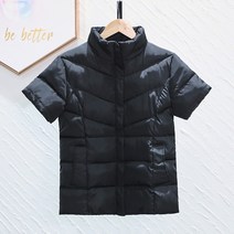 여성 골프 반팔 패딩 스윙 경량 점퍼 다운 자켓 여자 하이브리드 숏 겨울 골프웨어 146