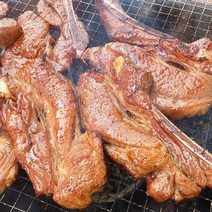 국내산 돼지 양념갈비 수제 LA 캠핑고기 통갈비 구이 밀키트 1kg 2종, 국내산 LA양념돼지갈비(가로갈비) 1kg