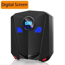 자동차 공기 압축기 펌프 디지털 타이어 팽창기 DC 12V 120W 150 PSI 자동차 공기 펌프 자동 차단 게이지, 01 Digital Style