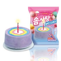 시크릿쥬쥬 스윗라이트 9g x 6개입 불빛 요술봉 장난감 캔디, 솜사탕 버스데이 케이크 27g 생