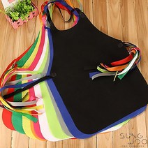 컬러부직포앞치마 요리사모자 색상선택, (대) 화이트요리사모자(27cm), (소) 연두앞치마