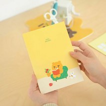 에이프릴샤워 B6 무선제본 노트, 옵션:라이언, 단품