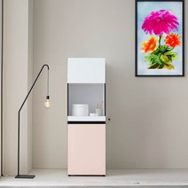 Sunshine 밥솥서랍장 키큰장 주방서랍장 e0자재 등급 좌우문위치 조절가능 12색상선택, 아이보리