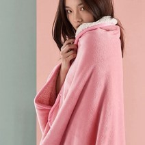 빅후드담요 입는담요 블랭킷 크리스마스 선물 재미 있은 오리 후드 파자마 남성 여성 커플 플란넬 두꺼운 귀여운 담요 침대 겨울 편안한 잠옷