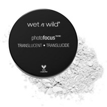 Wet n Wild 포토 포커스 루즈 세팅 파우더 루즈 피니싱 파우더 오프 화이트 반투명, NEW Translucent
