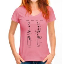 2022 반팔 라운드넥 라이터 특허 티셔츠 스모크 파이어 빅 발명품 뉴 어드밴스 트레이드마크 보호 티셔츠, WoMen Deep pink_XXL