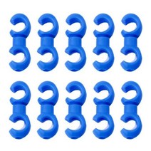 브레이크 호스 얼스 브레이크호스 자전거 브레이크 호스 10pcs 자전거 mtb 브레이크 케이블 s 스타일 클립 버클 호스 가이드 mtb 자전거 크로스 라인 클립 사이클링 승마, 푸른