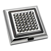캠핑카제작부품 악세사리 1pc 42 led 실내 지붕 천장 인테리어 램프 돔 라이트 카라반 캠핑 dc 12v 6000k 화이트 실버크롬 케이스 자동차 부품, 없음