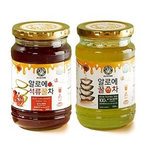 거제 알로에로 만든 건강차 알로에 꿀차 500g 알로에 석류꿀차 500g