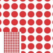 원형스티커 304 지름8mm 7매 노랑색 카페스티커 유아스티커북 메모스티커 동그란스티커 모양스티커 포토스티커 예